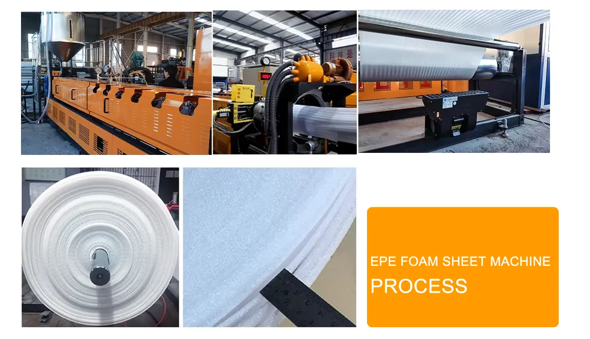 epe foam sheet machine process
