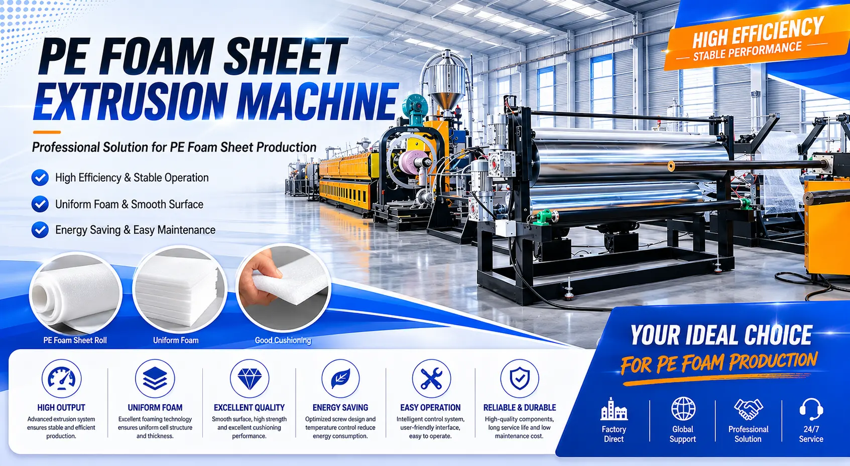 EPE Foam Sheet Extrusion Machine