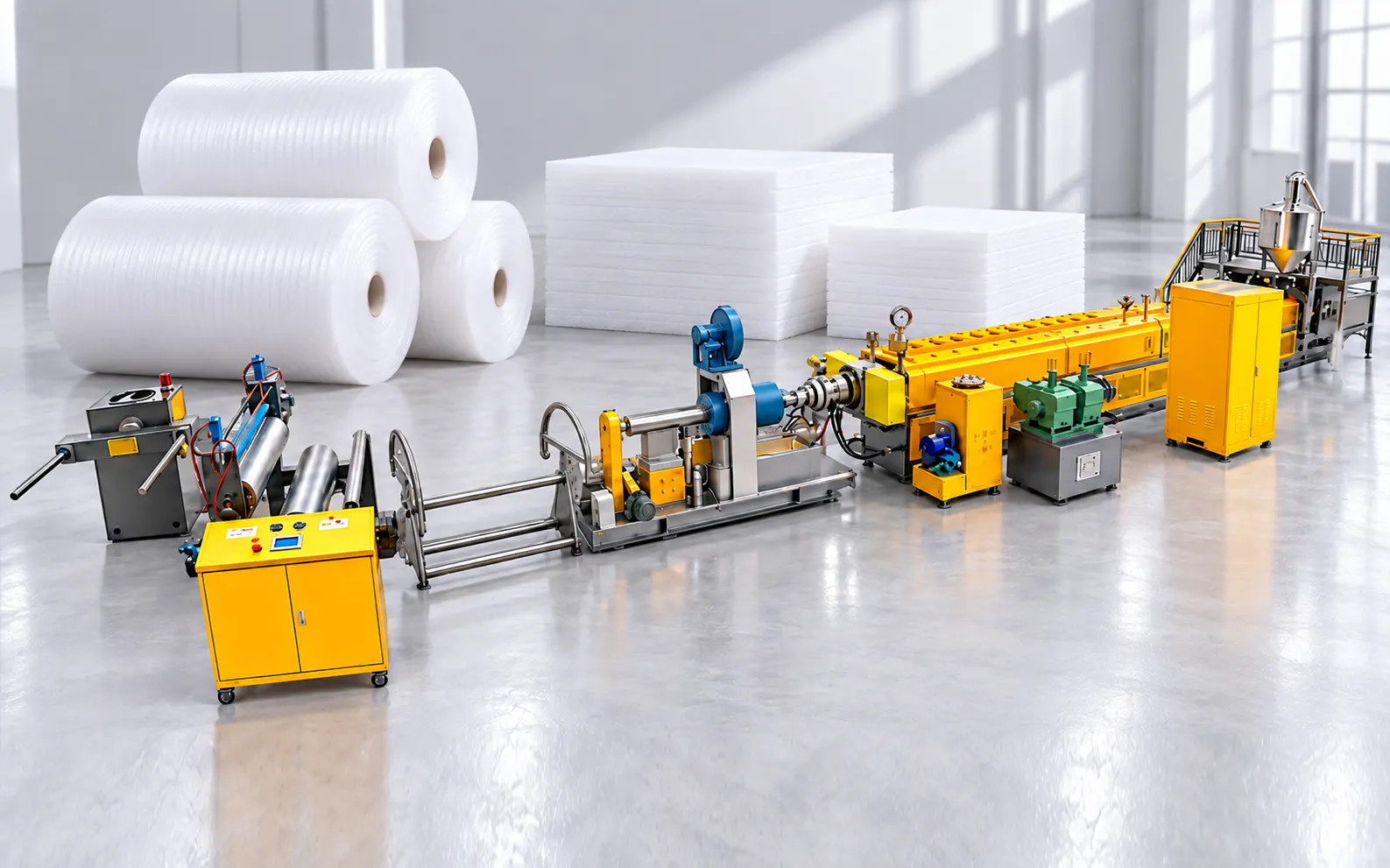 EPE Foam Roll Making Machine