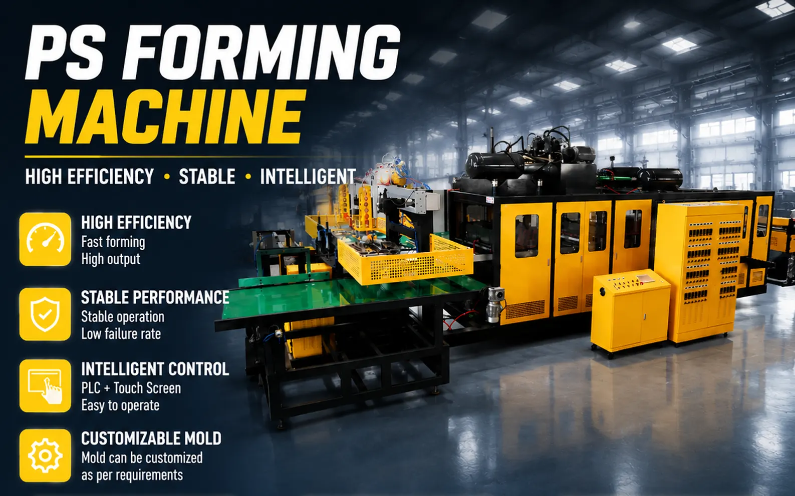 PS Foam Food Box Machine